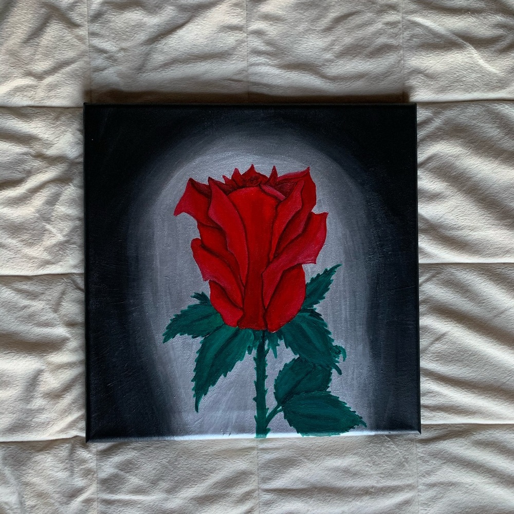 rose painting